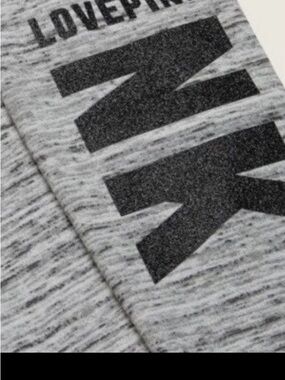 VS PINK GRAY LEGGINGS LARGE